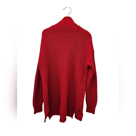 Lauren Ralph Lauren Small 100% Cotton Shawl Neck Chunky Cable Knit Sweater - Picture 3 of 12